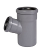 Тройник ПП для внутренней канализации 67° Ду 110х75 OSTENDORF
