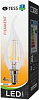 Лампа светодиодная филамент "DEKOR" "TESS" C35 4 Вт E14  2700K