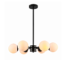 Люстра 10256 WHITE Glass 6xE27 40Вт (TEKAVIZE) 159-17423