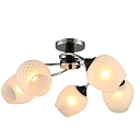 Люстра 32420 5xE27 CHROME+BLACK (TEKAVIZE) 159-17612