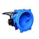 Фланцевый дисковый затвор с двойным эксцентриситетом DN 100 - 2000. PN 10-25 3800