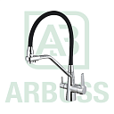 Смеситель для кухни (ZEGOR SAM18-F165KB)