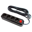 Сетевой фильтр (удлинитель) IEC - 4 x Schuko