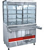 Прилавок-витрина холодильный ПВВ(Н)-70КМ-С-02-НШ вся нерж. с гастроемкостями (1120 мм)