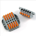 Клемма СМК-223, рычаг, 5*2 отв., 0.08-2.5мм2 PRIME