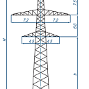 Опоры линий электропередачи 3П220-2-5,0