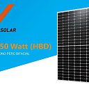 Двусторонняя Солнечная  Фотоэлектрическая панель WingoSolar WGS 144M-550HBD -  550 W