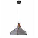 Люстра ESAGONO MINI GRAY D40xH25CM 1xE27 40Вт 159-17356