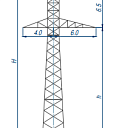Опоры линий электропередачи ПС220-5Т