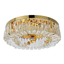 Люстра Crystal Round Flush Chandelier Light D500 Gold E14x6 (TEKLED) 159-18148