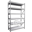 Стеллаж MS Pro Z 2500х1500х600 (6 ярусов с секционным настилом)