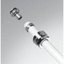 Муфта свинчивающаяся никелированная (труба - распределитель)