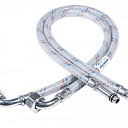 Г/П ЦС для смесителей (штуцер 31/17мм) 1/2”хM10 L-60 см УГОЛ