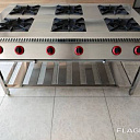 Газовая плита из нержавеющей стали