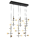 Люстра YG-D9232/24 60Вт BLACK GOLD 3000K L950xW300xH1500 (TEKLED) 159-18157