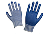 Перчатки синтетические, обливные, "Зебра"