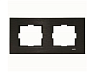 Двойная рамка NOVELLA ELX SIYAH 2LI CERC