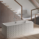 Ванна Bette Loft Ornament эмалированное покрытие BetteGlasur 1810 x 810 x 420 Полночь