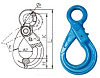 Самоблокирующий крюк для цепей (Китай)