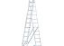 Лестница, 3 х 12 ступеней, алюминиевая, трехсекционная, Россия, Сибртех (Арт; 97822)