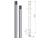 Стержень заземления, оцинкованный 20X1500