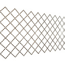 Плоское колючее ленточное заграждение