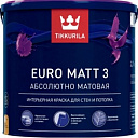 Краска Tikkurila интерьерная EURO MATT 3A  глубокоматовая 0,9 Л