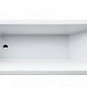 Белая акриловая ванна Pro 170x170