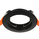 Светильник алюминиевый downlight GU5.3, черный, IP20 (TEKLED), артикул 143-03518