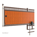 Откатные консольные ворота