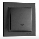 Переключатель Despina (перекрестный) 10ax, 250 v, графит
