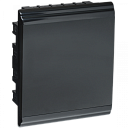 Корпус модульный пластиковый встраиваемый ЩРВ-П-24 черный черная дверь IP41 IEK