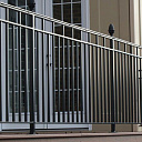 Перила из профильной (квадратной) и круглой трубы