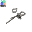 Коуш для троса фасадной люльки ZLP-630, стальной, Китай