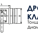 Дроссель-клапан для круглого воздуховода