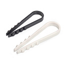 Дюбель-хомут для круглого кабеля (белый, черный)