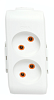Колодка удлинителя на 2 гнезда без заземления Multi-let