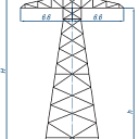 Опоры линий электропередачи У220-3+9