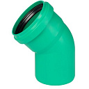 Отвод ПП для ливневой канализации Ру 3 45° Ду 110 OSTENDORF