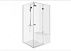 Закрытые душевые кабины 120x90 Rommy