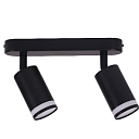 Регулируемый прожектор K500-2, GU5.3, 2 светильника, черный (TEKLED), артикул 172-03188