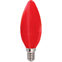 Лампочка светодиодная C35 6W E14 RED (TECHNOLIGHT) 528-01105