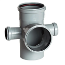 Крестовина пятерник 87° Ду 110х50х50х110 OSTENDORF