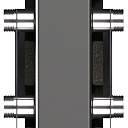 Гидрострелка нержавеющая с термоизоляцией 32мм GIDRUSS GRSS-80-32.EPP