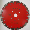 Отрезной диск с рабочей частью из стали для резки бетона Φ 350 mm - 40x3.8x20x50
