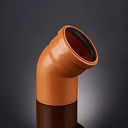 Отвод канализационный 45° PVC-U