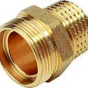 Переходник прямой хромированный НР 1/2"х16 GIACOMINI