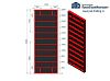 Щит линейный стальной 1,20x3,30 опалубочной системы PSK-DELTA