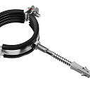 Хомут трубный, оцинкованный(с резиновой прокладкой)