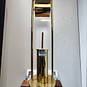 Ершик для унитаза с бумага-держателем. Турция. Золото